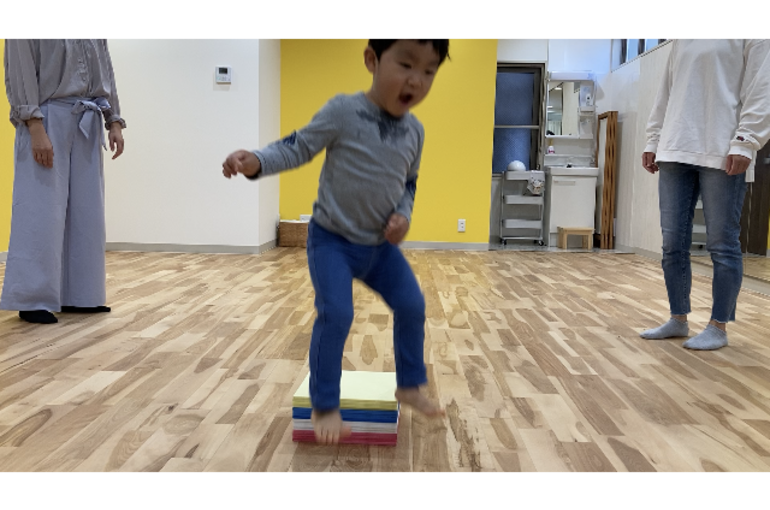 １２３　ジャーンプ！！　楽しく飛べたよ！！